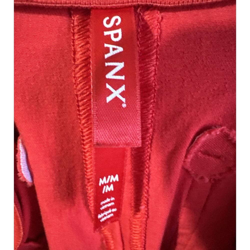 SPANX Wide Leg Pants in Bright Red - Picture 4 of 5